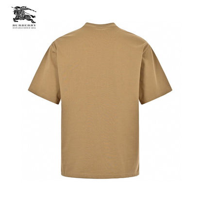 Burberry T-Shirt - Tan with Graphic Design