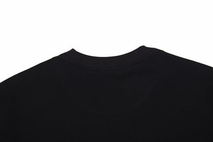 Burberry Check Sleeve T-Shirt (Black)