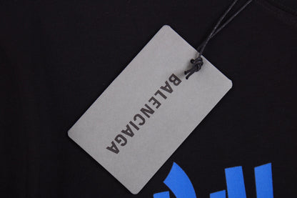 BALENCIAGA FRANCE GRADIENT LOGO T-SHIRT