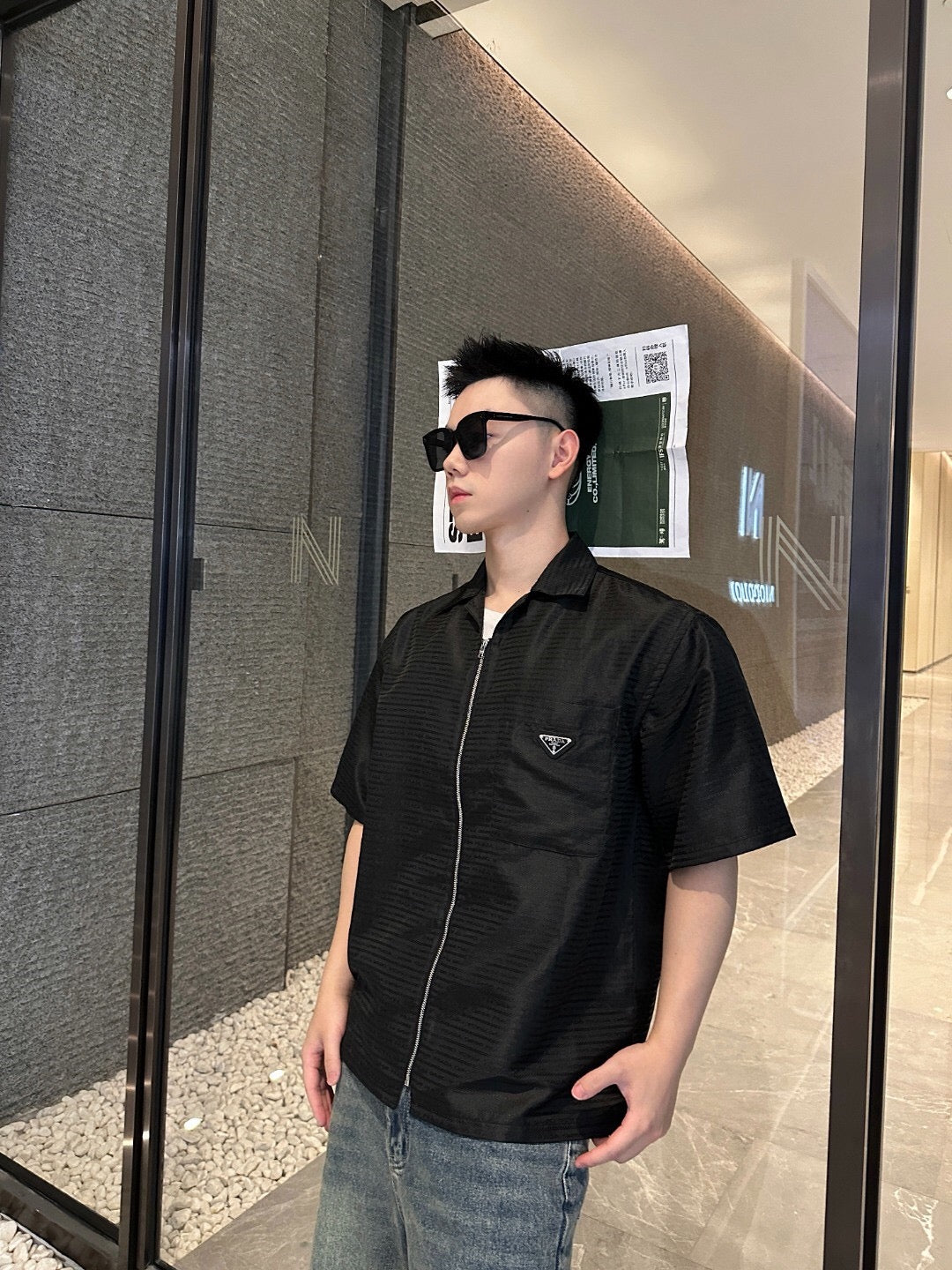 Prada Zip-Up Shirt