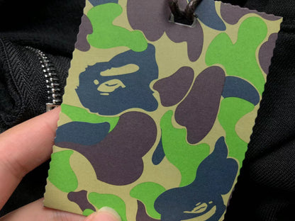 BAPE SHARK FULL ZIP HOODIE BLACK