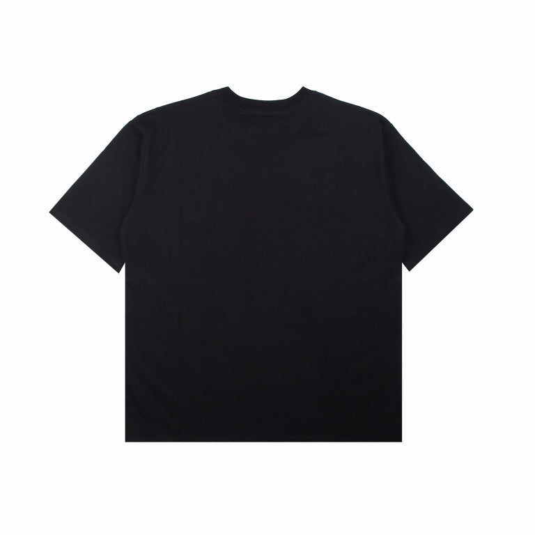 BALENCIAGA CALLIGRAPHY LOGO T-SHIRT BLACK