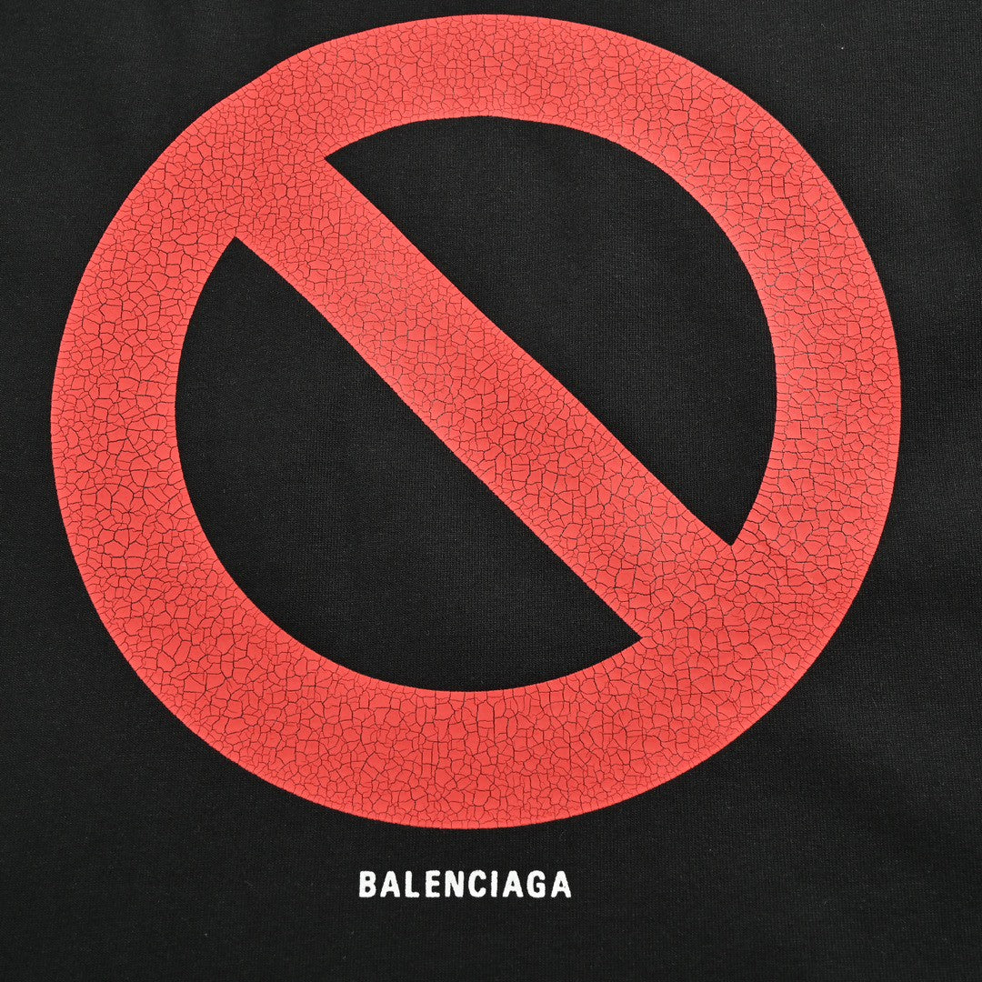 Balenciaga T-Shirt - Prohibition Symbol