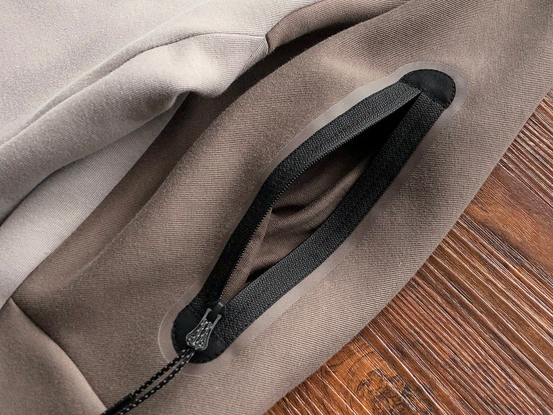 NIKE TECH FLEECE HOODIE x OLIVE GREY/ENIGMA STONE