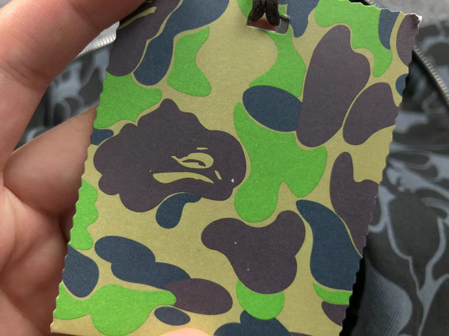 BAPE x DOVER STREET MARKET SPECIAL CAMO SHARK FULL ZIP HOODIE BLACK