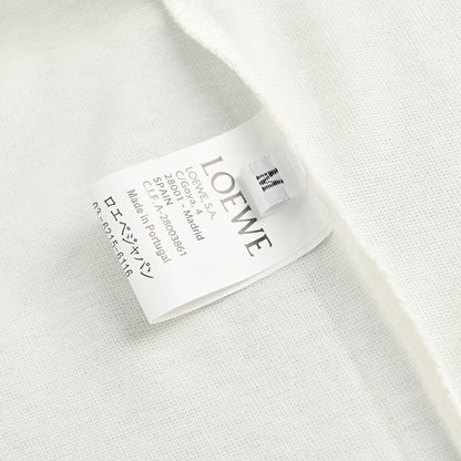 Loewe White T-Shirt with Multicolored Logo