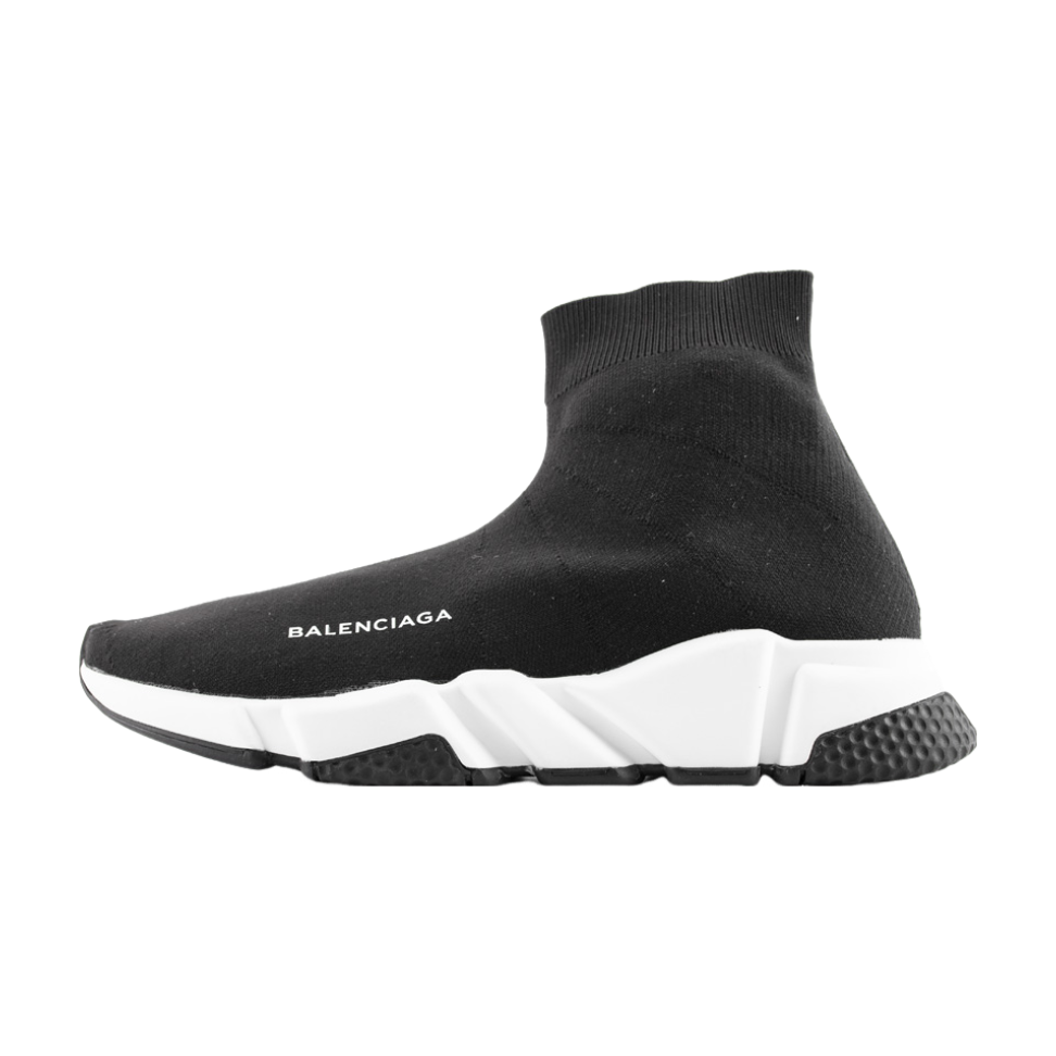 BALENCIAGA SPEED TRAINER x BLACK WHITE BLACK - Prime Reps