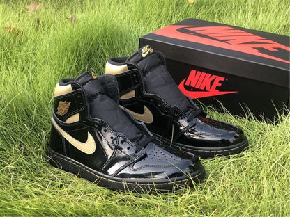 JORDAN 1 HIGH x BLACK METALLIC GOLD - Prime Reps