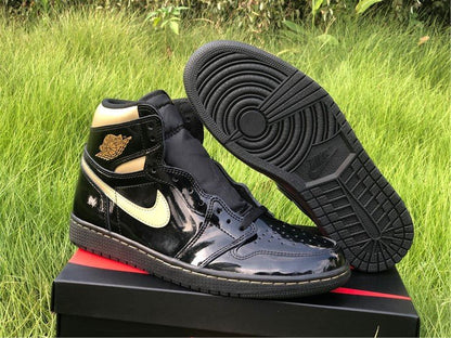 JORDAN 1 HIGH x BLACK METALLIC GOLD - Prime Reps