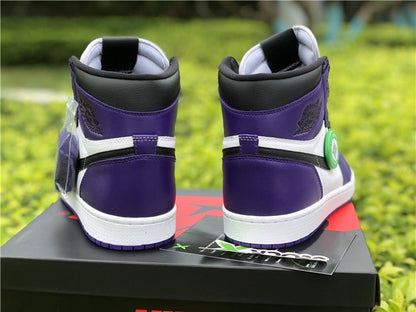 JORDAN 1 HIGH x COURT PURPLE WHITE - Prime Reps