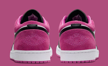 JORDAN 1 LOW x BLACK ACTIVE FUCHSIA - Prime Reps