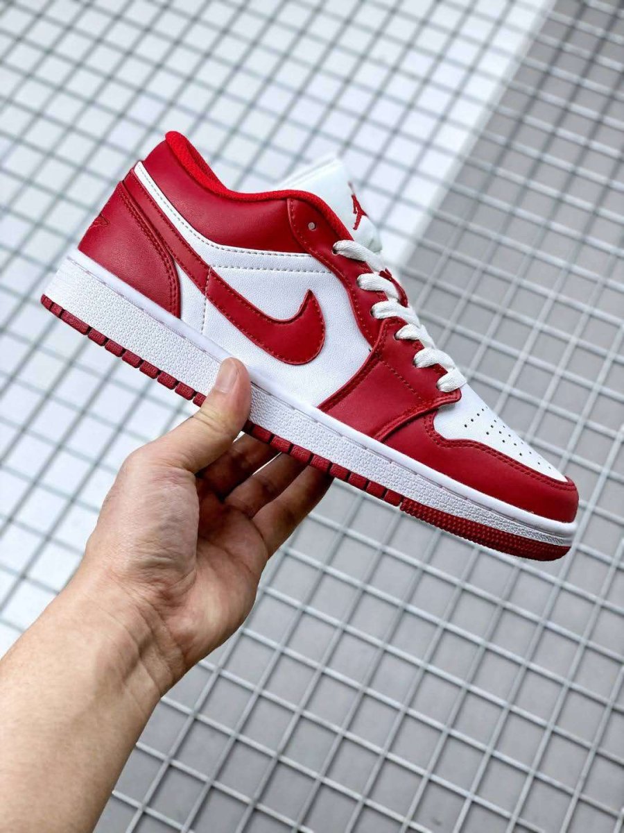 JORDAN 1 LOW x GYM RED WHITE - Prime Reps