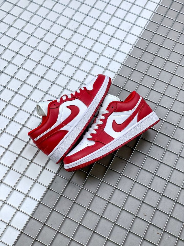 JORDAN 1 LOW x GYM RED WHITE - Prime Reps