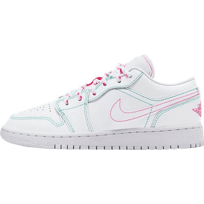 JORDAN 1 LOW x WHITE GREEN PINK - Prime Reps