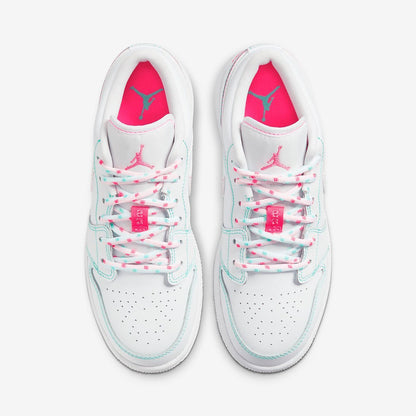 JORDAN 1 LOW x WHITE GREEN PINK - Prime Reps