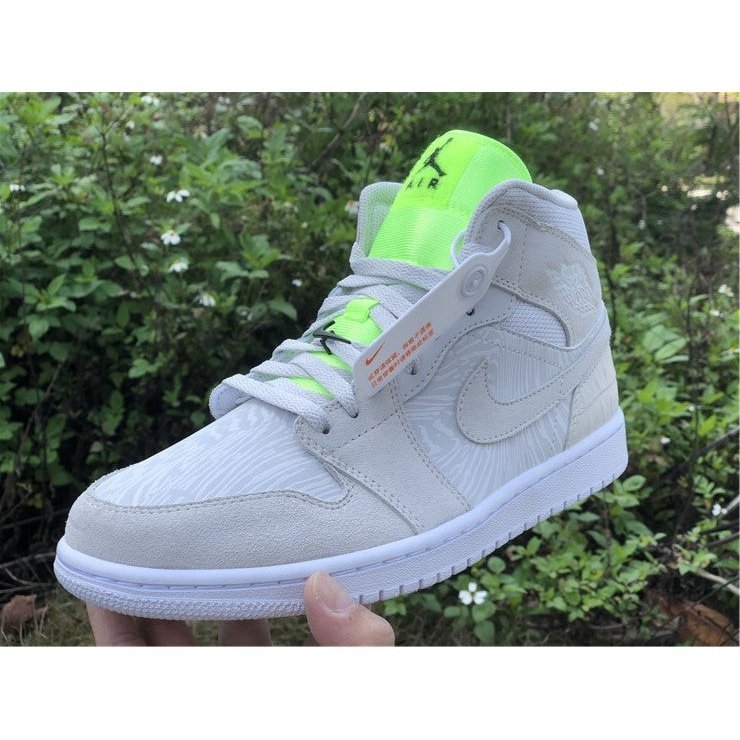 JORDAN 1 MID x VAST GREY GHOST GREEN - Prime Reps