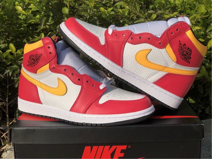 JORDAN 1 RETRO HIGH OG x LIGHT FUSION RED - Prime Reps