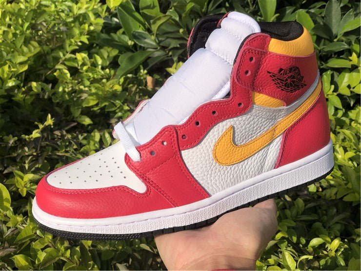 JORDAN 1 RETRO HIGH OG x LIGHT FUSION RED - Prime Reps