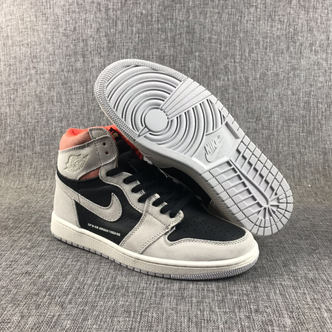 JORDAN 1 RETRO HIGH x NEUTRAL GREY HYPER CRIMSON - Prime Reps