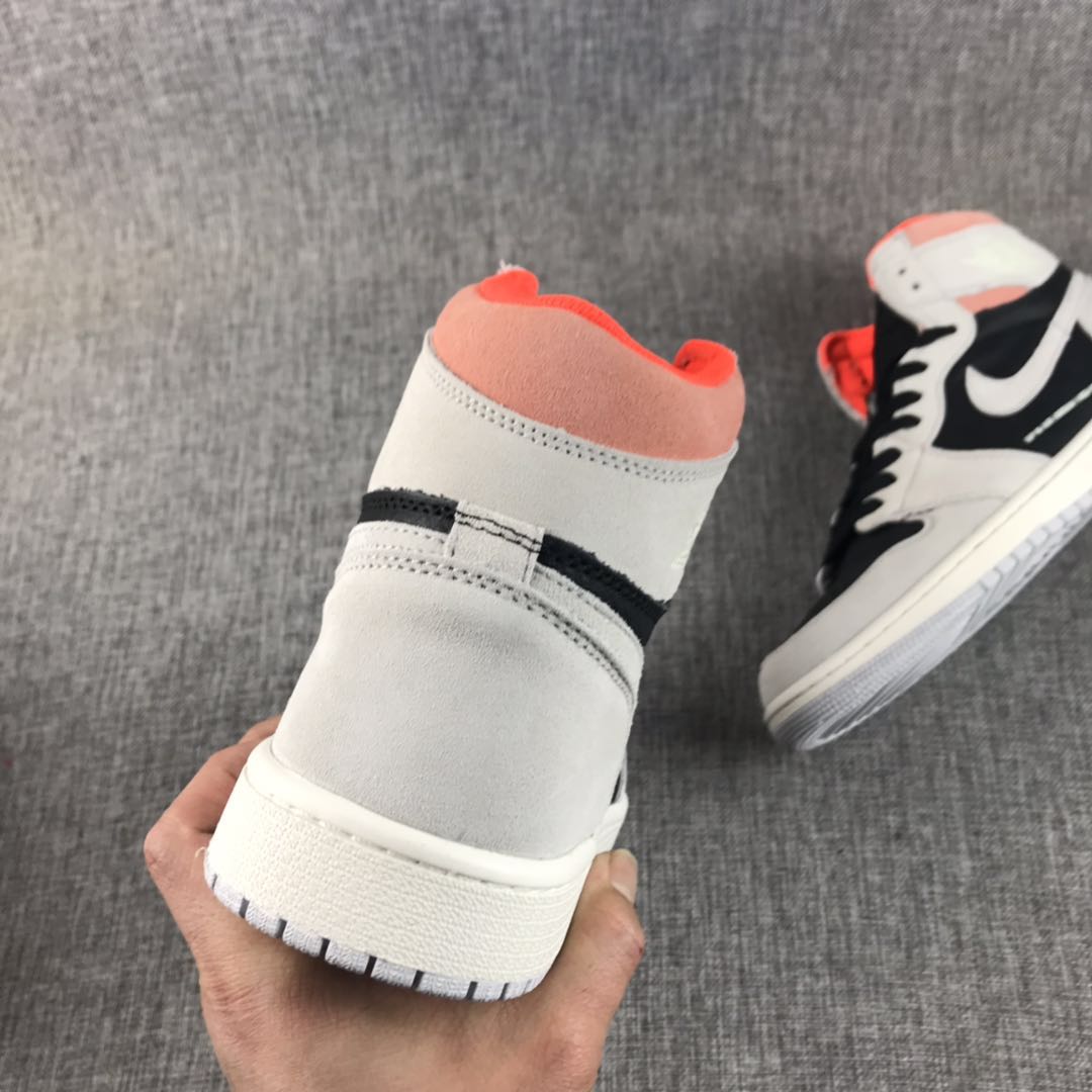 JORDAN 1 RETRO HIGH x NEUTRAL GREY HYPER CRIMSON - Prime Reps