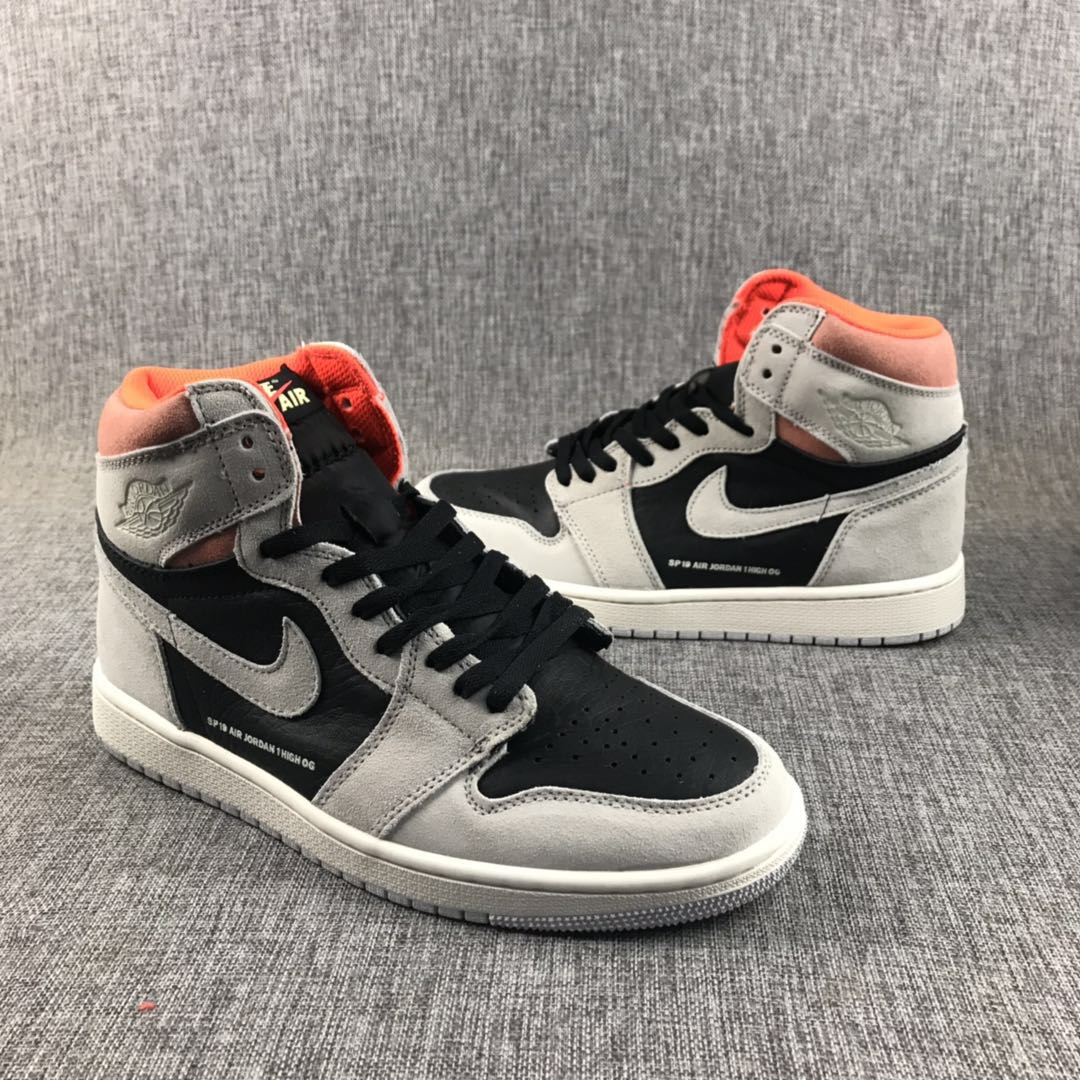 JORDAN 1 RETRO HIGH x NEUTRAL GREY HYPER CRIMSON - Prime Reps