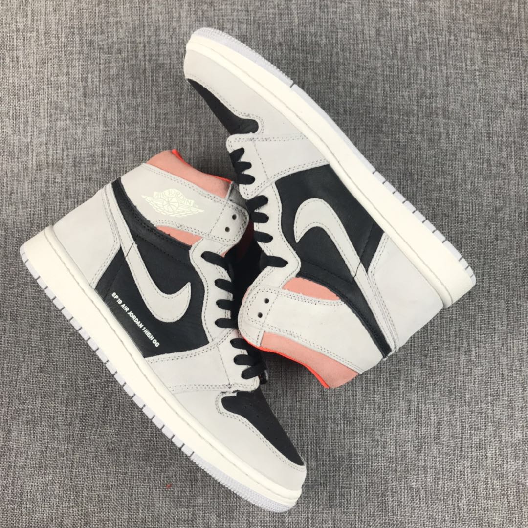 JORDAN 1 RETRO HIGH x NEUTRAL GREY HYPER CRIMSON - Prime Reps