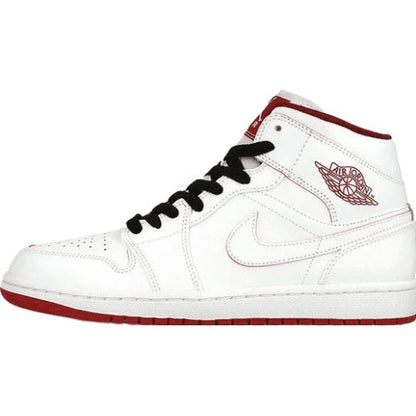 JORDAN 1 RETRO MID x WHITE GYM RED BLACK - Prime Reps