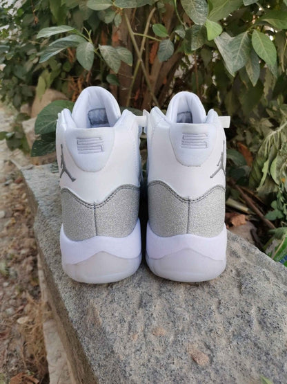 JORDAN 11 RETRO x WHITE METALLIC SILVER - Prime Reps