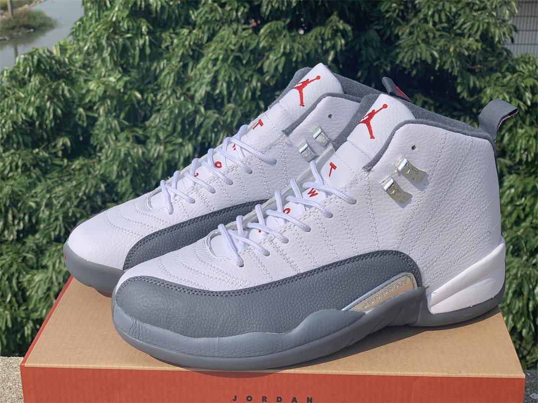 JORDAN 12 RETRO x WHITE DARK GREY - Prime Reps