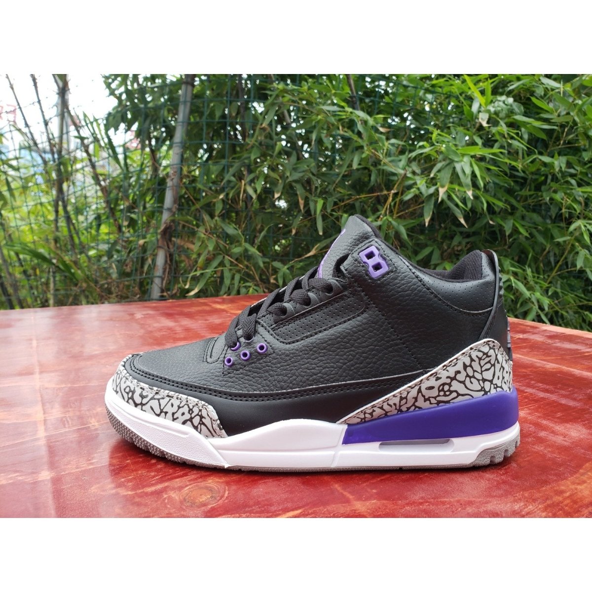 JORDAN 3 RETRO x BLACK COURT PURPLE - Prime Reps