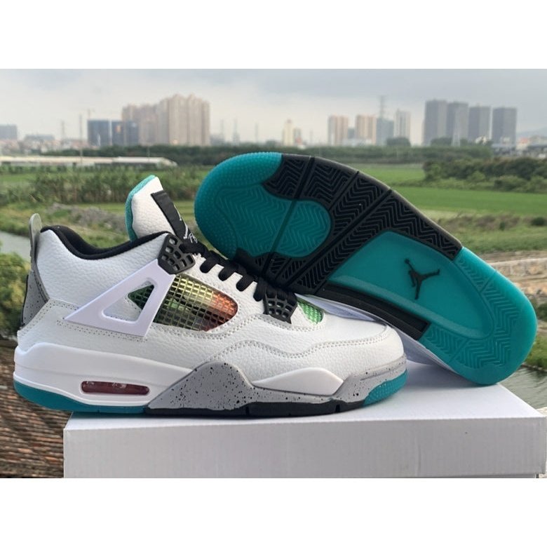 JORDAN 4 x LUCID GREEN RASTA - Prime Reps