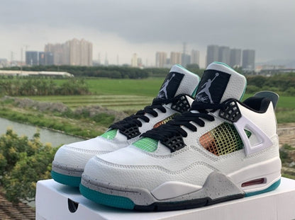 JORDAN 4 x LUCID GREEN RASTA - Prime Reps