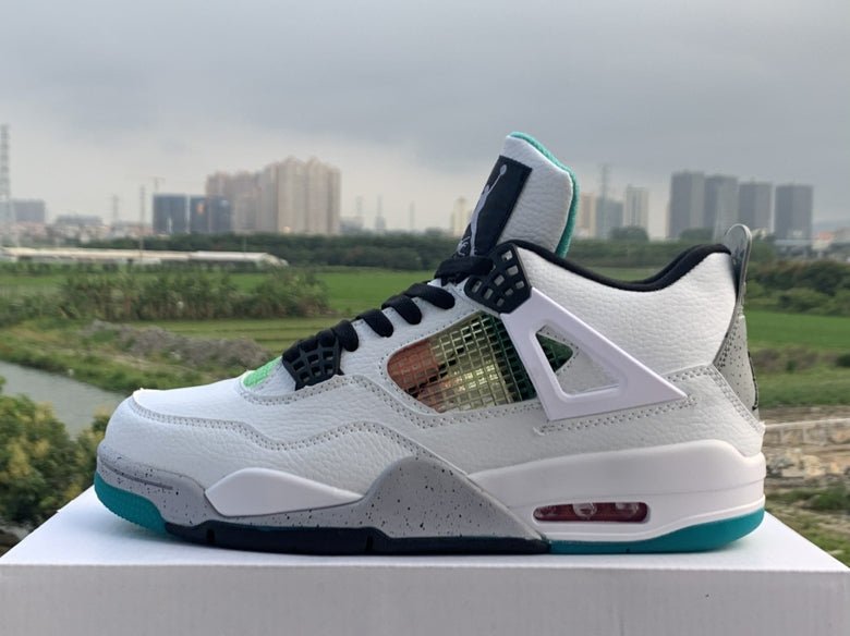 JORDAN 4 x LUCID GREEN RASTA - Prime Reps