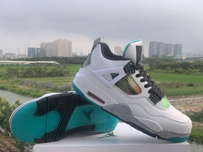 JORDAN 4 x LUCID GREEN RASTA - Prime Reps