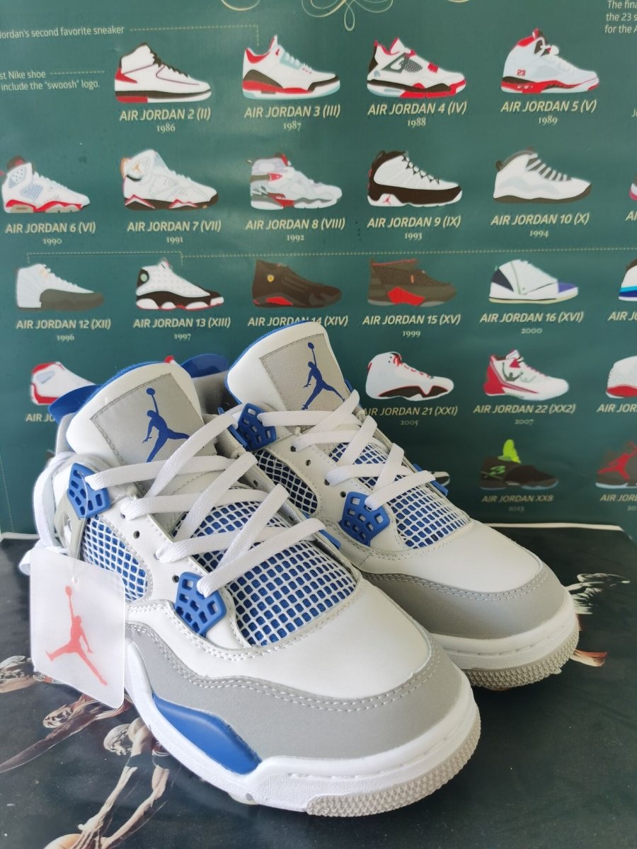 JORDAN 4 x MILITARY BLUE - Prime Reps