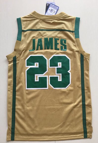 LEBRON JAMES IRISH HIGH SCHOOL JERSEY - Prime Reps