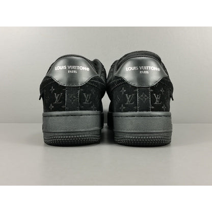 NIKE AIR FORCE 1 x LOUIS VUITTON BLACK/BLACK - Prime Reps