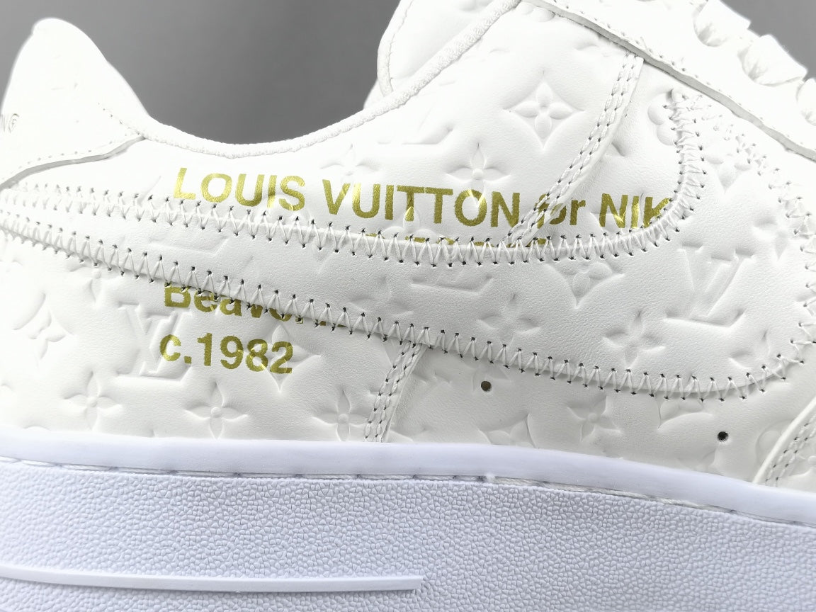 NIKE AIR FORCE 1 x LOUIS VUITTON WHITE - Prime Reps