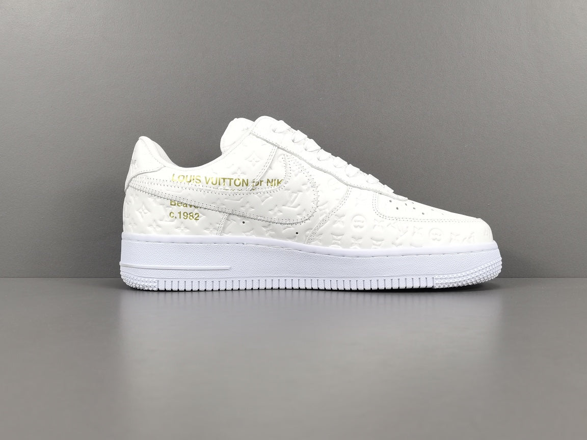 NIKE AIR FORCE 1 x LOUIS VUITTON WHITE - Prime Reps