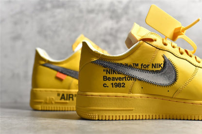 NIKE AIR FORCE 1 x OFF-WHITE ICA UNIVERSITY GOLD - Prime Reps