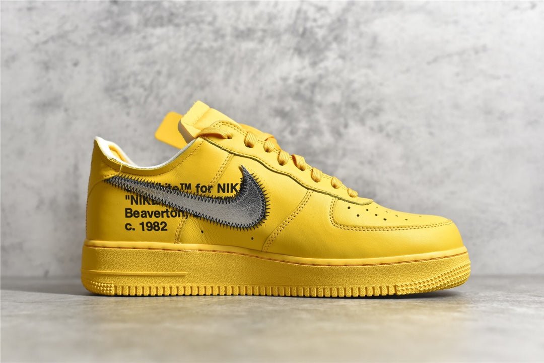 NIKE AIR FORCE 1 x OFF-WHITE ICA UNIVERSITY GOLD - Prime Reps