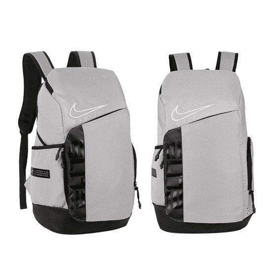 NIKE ELITE PRO BASKETBALL BACKPACK GRAY AND BLACK - Prime Reps