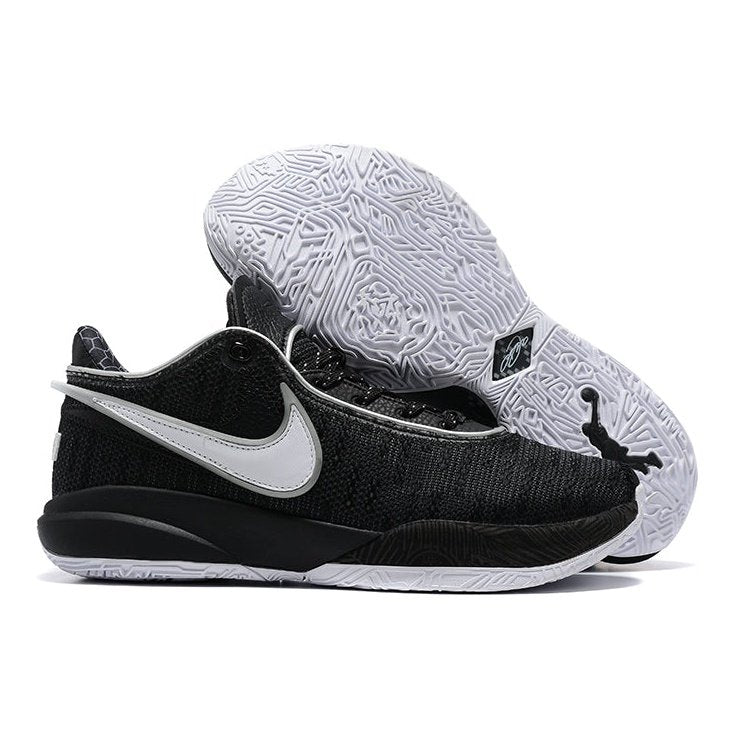 NIKE LEBRON 20 x BLACK WHITE - Prime Reps