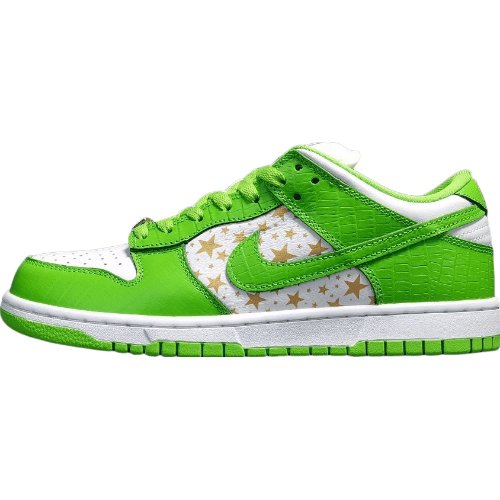 NIKE SB DUNK x SUPREME STARS MEAN GREEN - Prime Reps